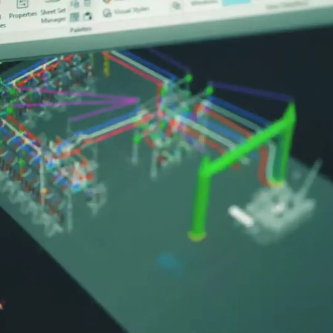 Electromechanical BIM model