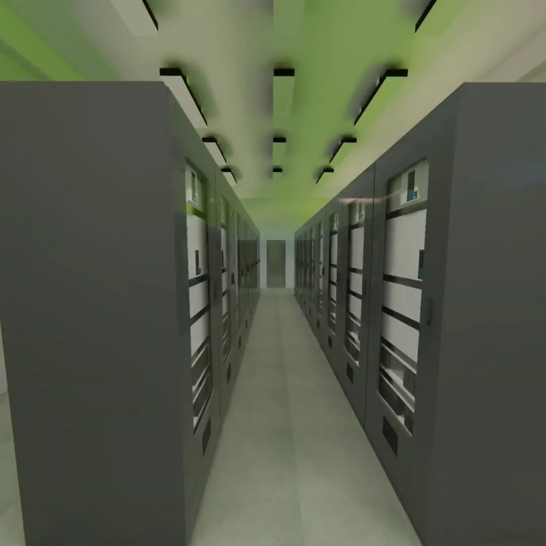 BIM model of a panel room