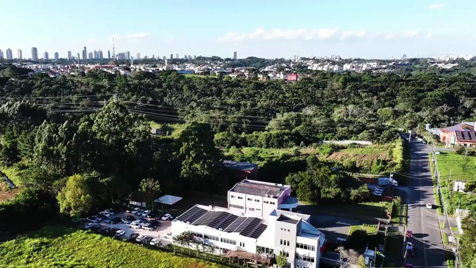 Sede da Engetecnica em Curitiba vista do alto